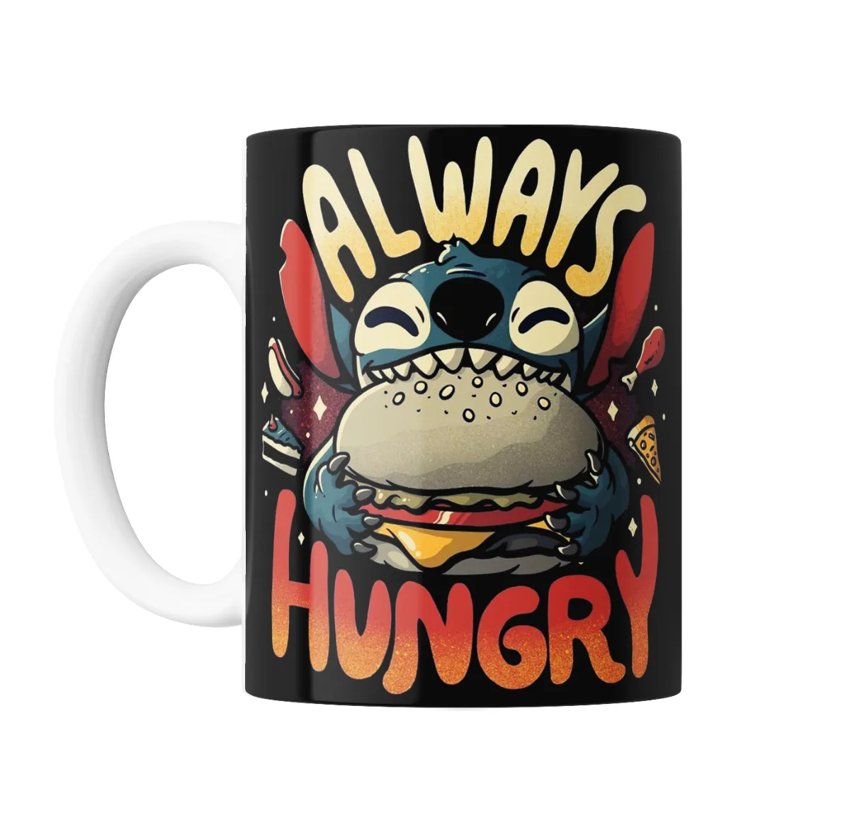 Taza de Cerámica Stitch Always Hungry Hamburguesa - vista 2