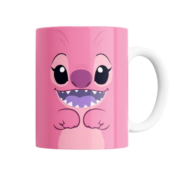 Taza de Cerámica Stitch Angel