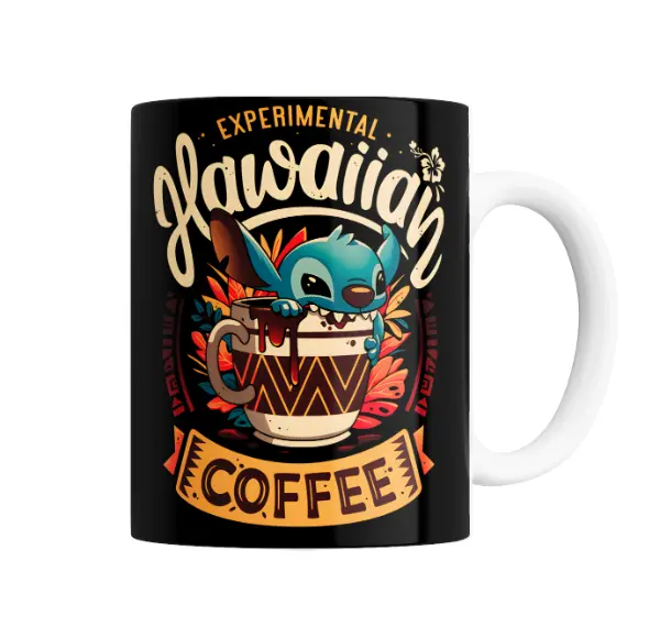 Taza de Cerámica Stitch Experimental Hawaiian Coffee