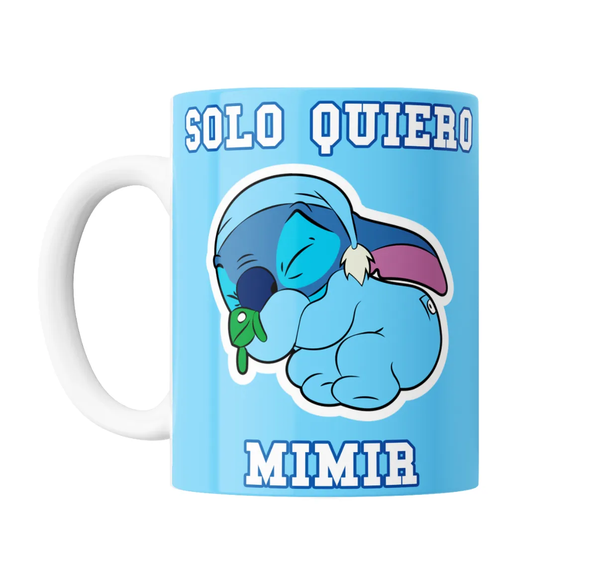 Taza de Cerámica Stitch Solo Quiero Mimir - vista 2