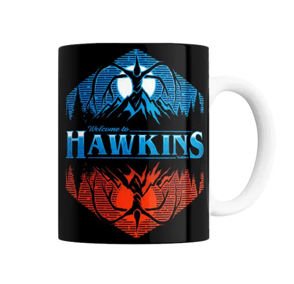 Taza de Cerámica Stranger Things Welcome to Hawkins Upside Down