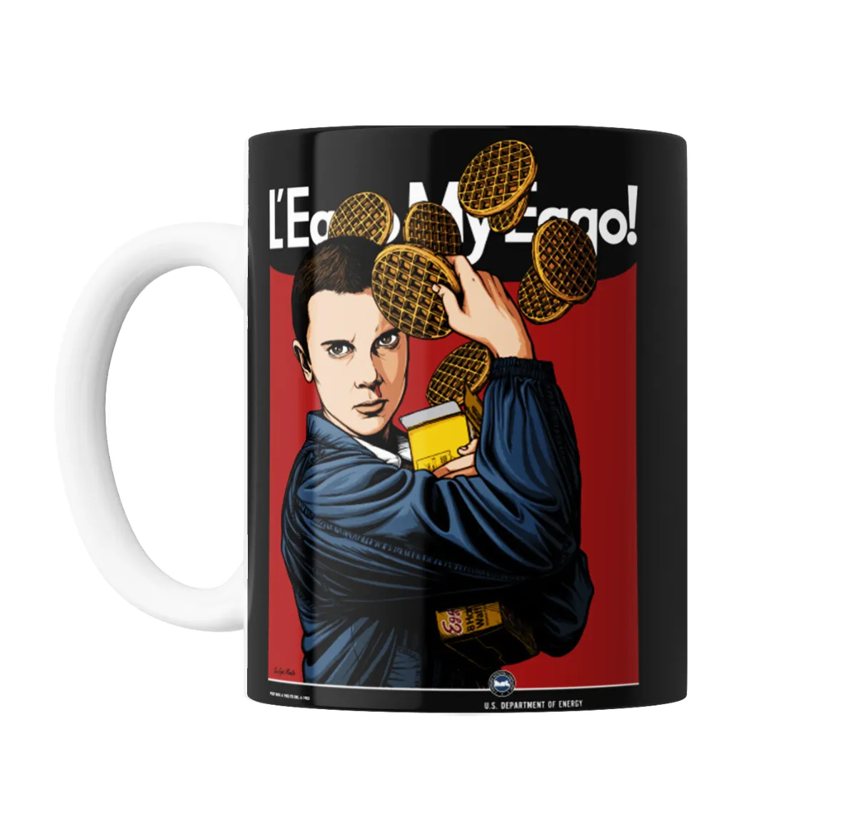 Taza de Cerámica Stranger Things Eleven L'Eggo My Eggo - vista 2