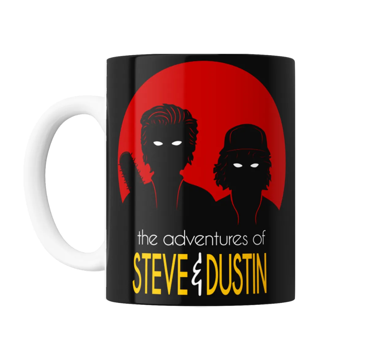 Taza de Cerámica Stranger Things Steve y Dustin The Adventures - vista 2