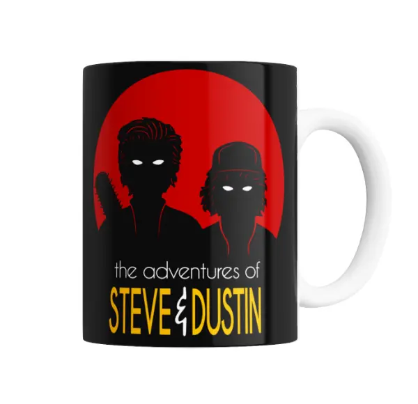 Taza de Cerámica Stranger Things Steve y Dustin The Adventures