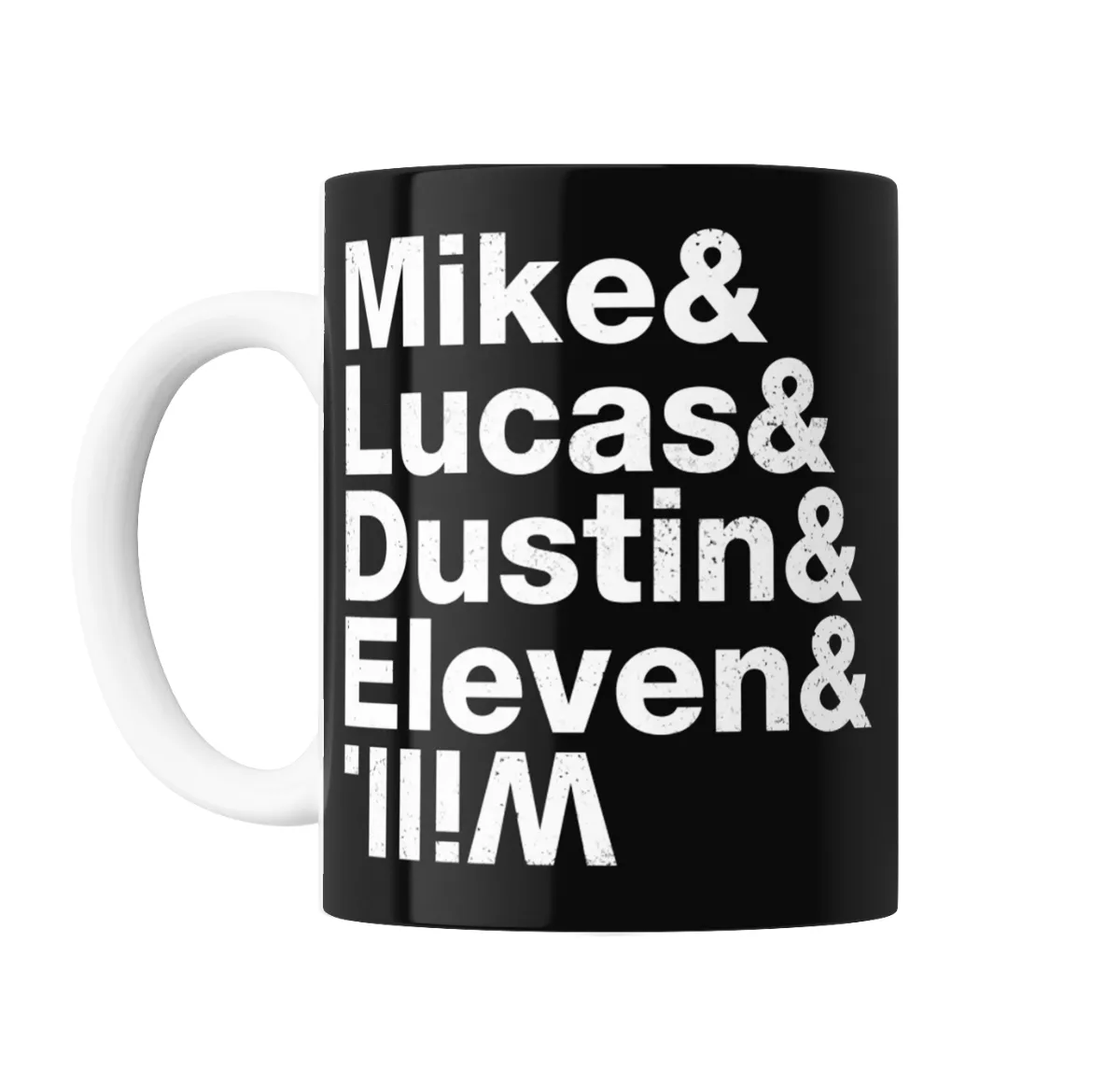 Taza de Cerámica Stranger Things Mike Lucas Dustin Eleven y Will - vista 2