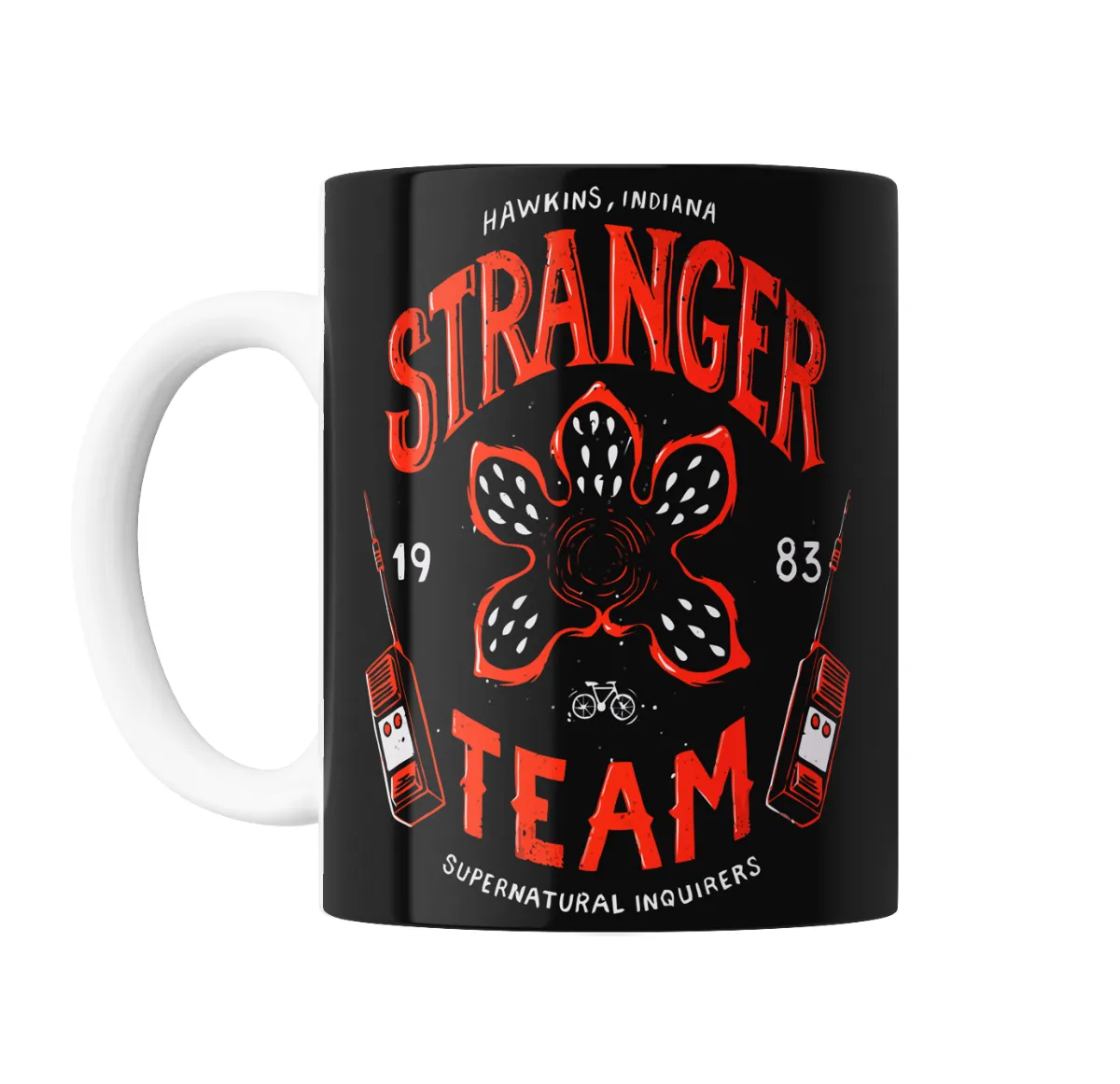 Taza de Cerámica Stranger Things Stranger Team Demogorgon Hawkins - vista 2