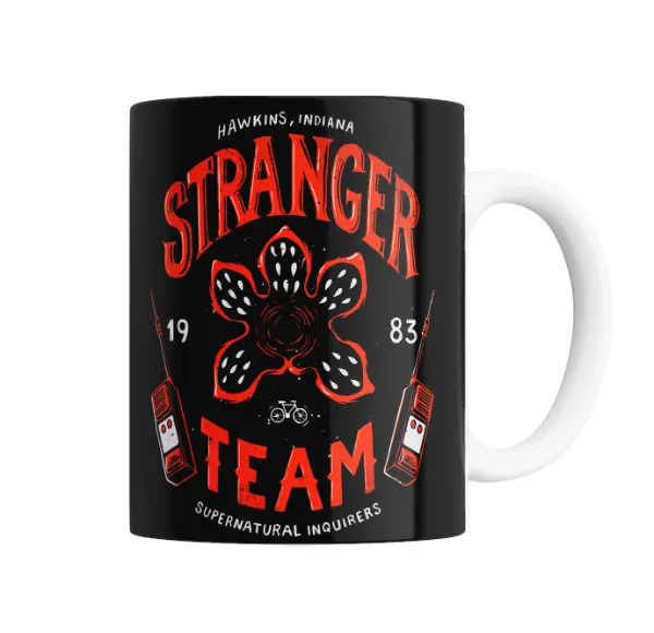 Taza de Cerámica Stranger Things Stranger Team Demogorgon Hawkins