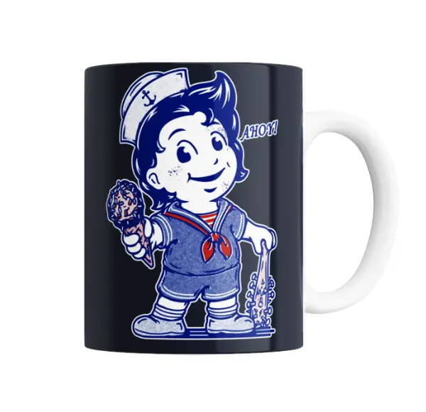 Taza de Cerámica Stranger Things Steve Scoops Ahoy