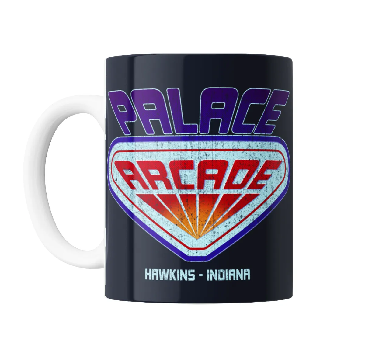 Taza de Cerámica Stranger Things Palace Arcade Hawkins Indiana - vista 2