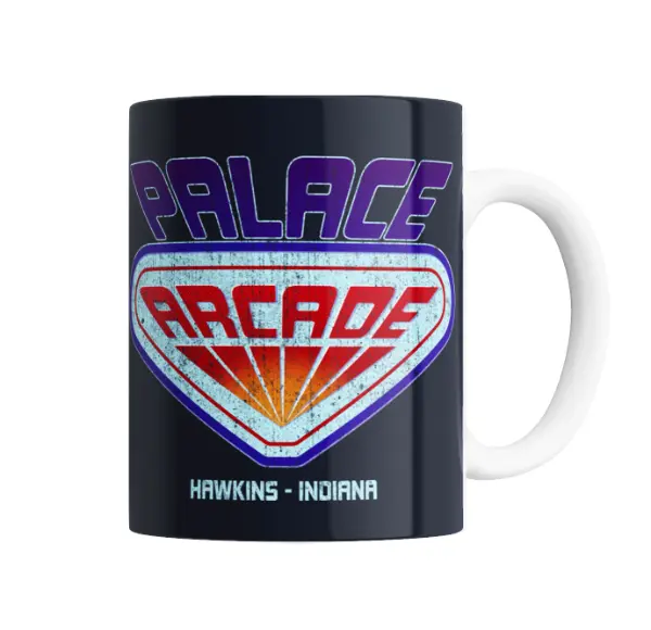 Taza de Cerámica Stranger Things Palace Arcade Hawkins Indiana
