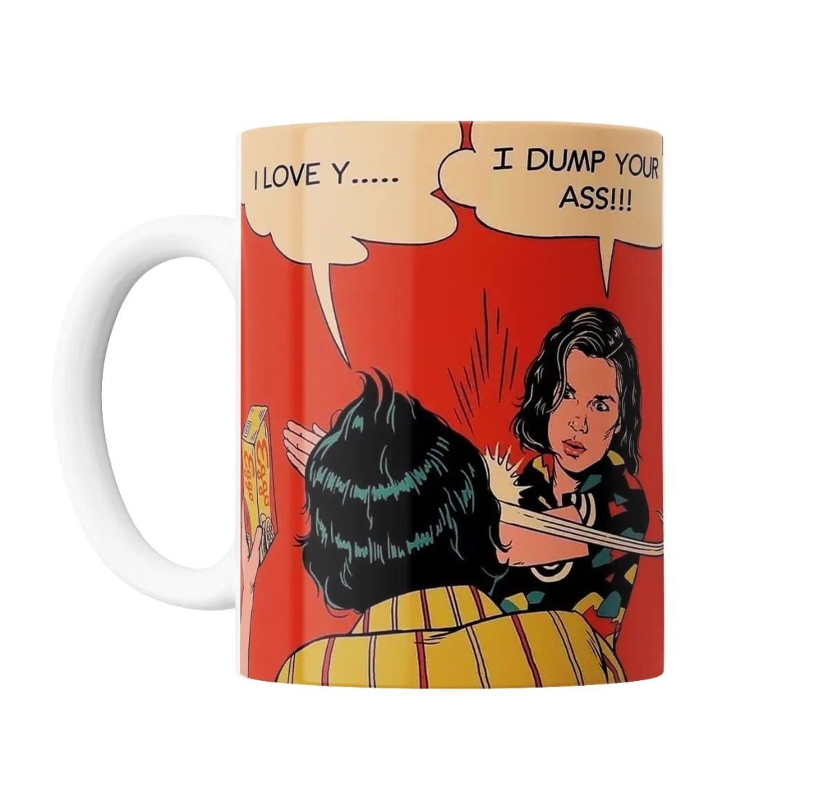 Taza de Cerámica Stranger Things Eleven y Mike Eggos - vista 2