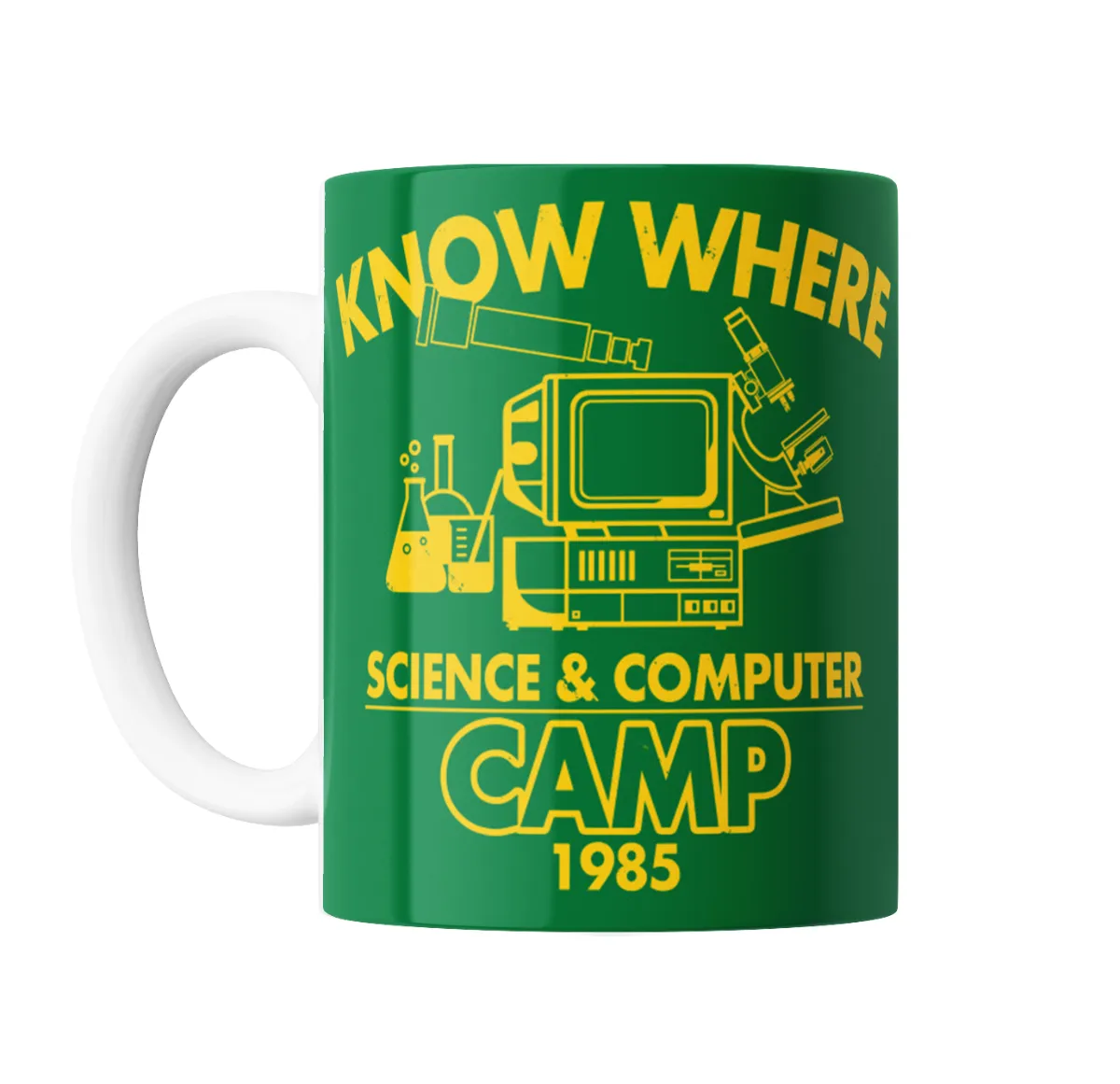 Taza de Cerámica Stranger Things Camp Know Where 1985 - vista 2