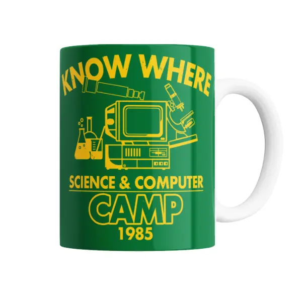 Taza de Cerámica Stranger Things Camp Know Where 1985