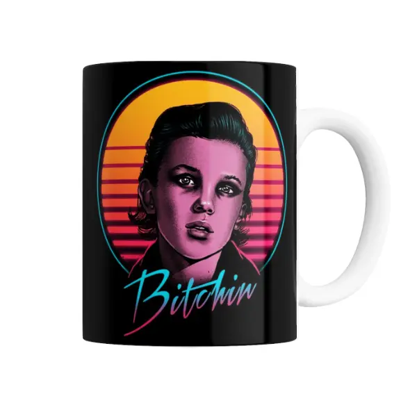 Taza de Cerámica Stranger Things Eleven Bitchin