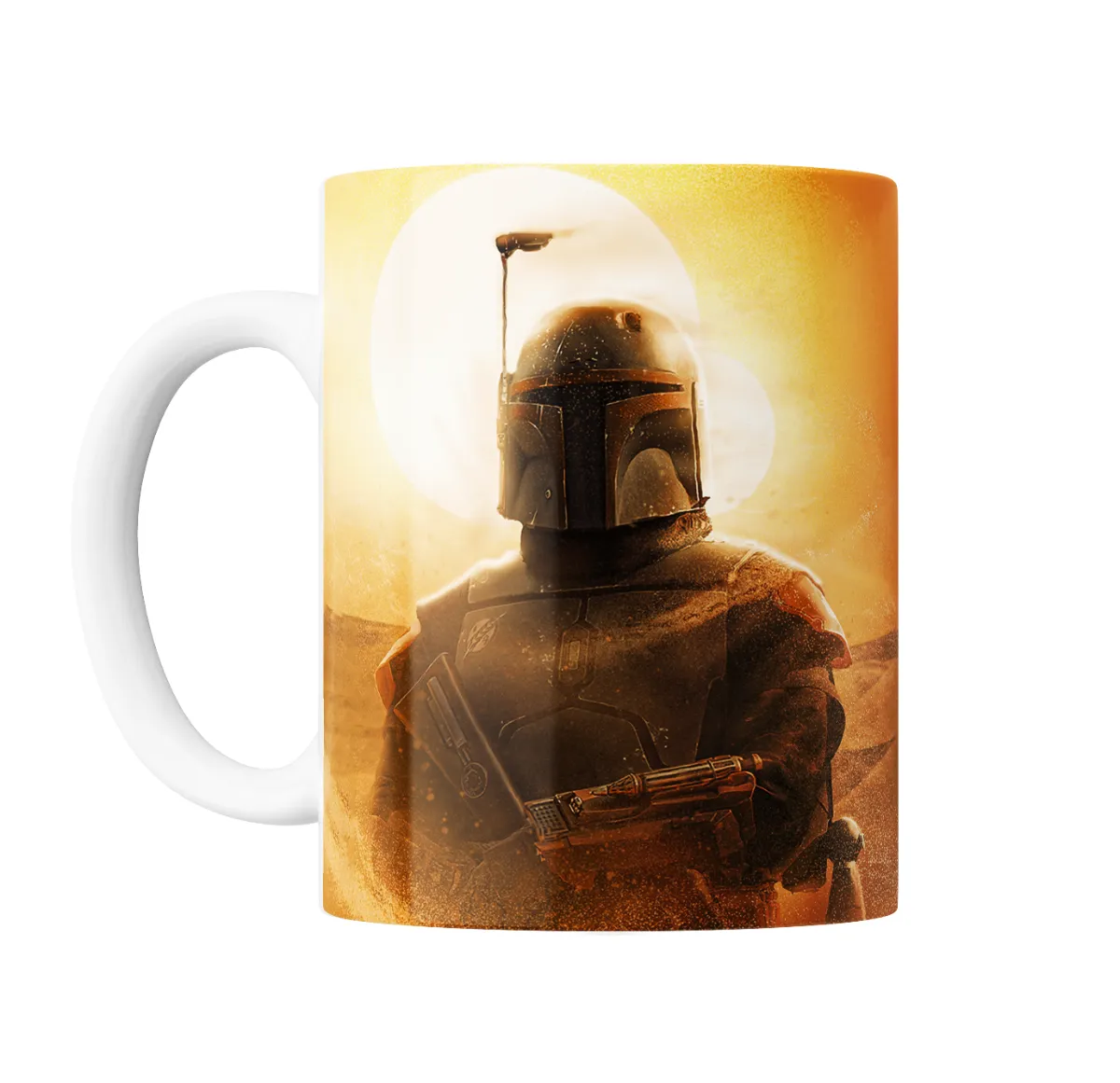 Taza de Cerámica Boba Fett Star Wars Desierto Atardecer - vista 2