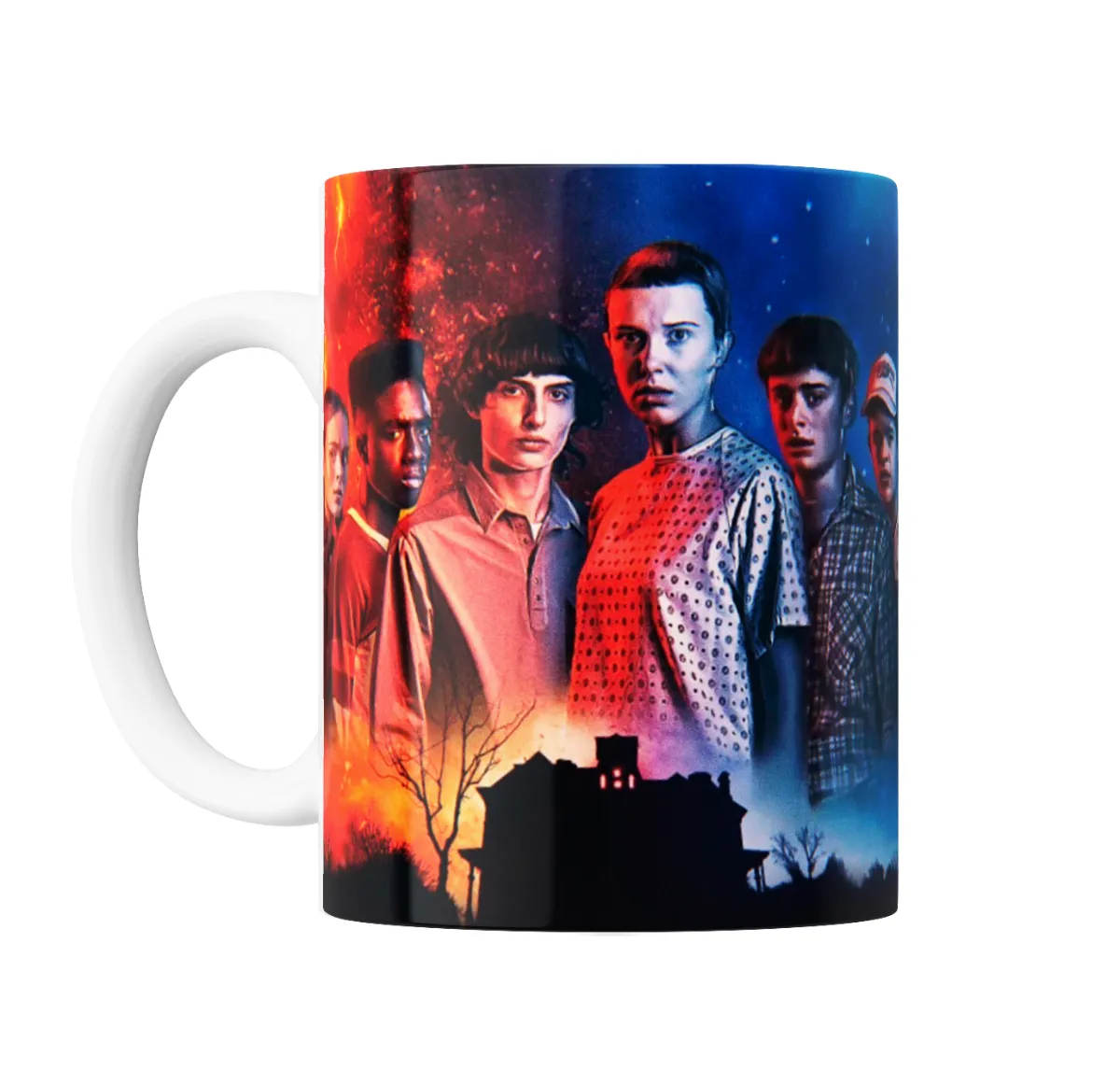 Taza de Cerámica Stranger Things Elenco Temporada 2 - vista 2