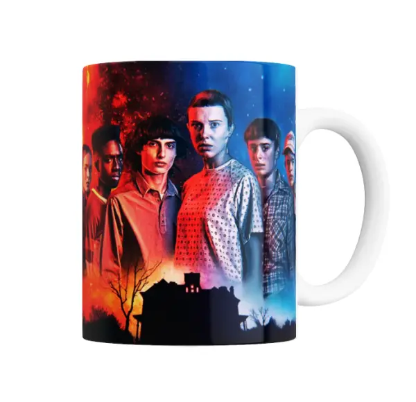 Taza de Cerámica Stranger Things Elenco Temporada 2