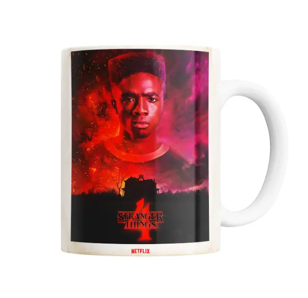 Taza de Cerámica Stranger Things 4 Póster Netflix