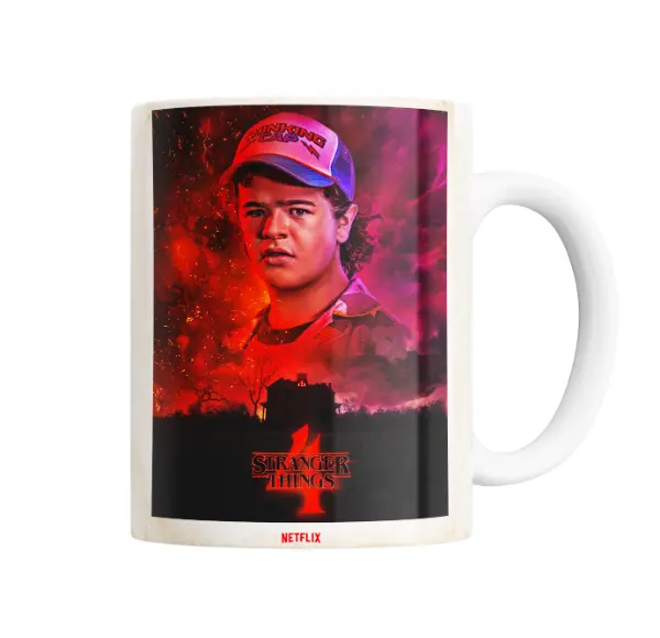 Taza de Cerámica Stranger Things Dustin Temporada 4