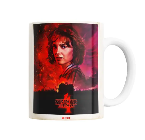 Taza de Cerámica Stranger Things 4 Póster Netflix