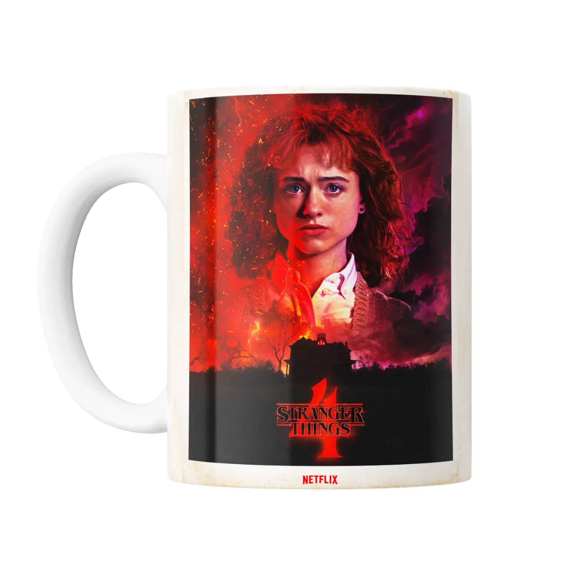 Taza de Cerámica Stranger Things 4 Max Afiche Netflix - vista 2