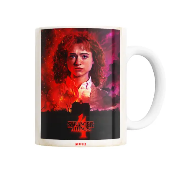 Taza de Cerámica Stranger Things 4 Max Afiche Netflix