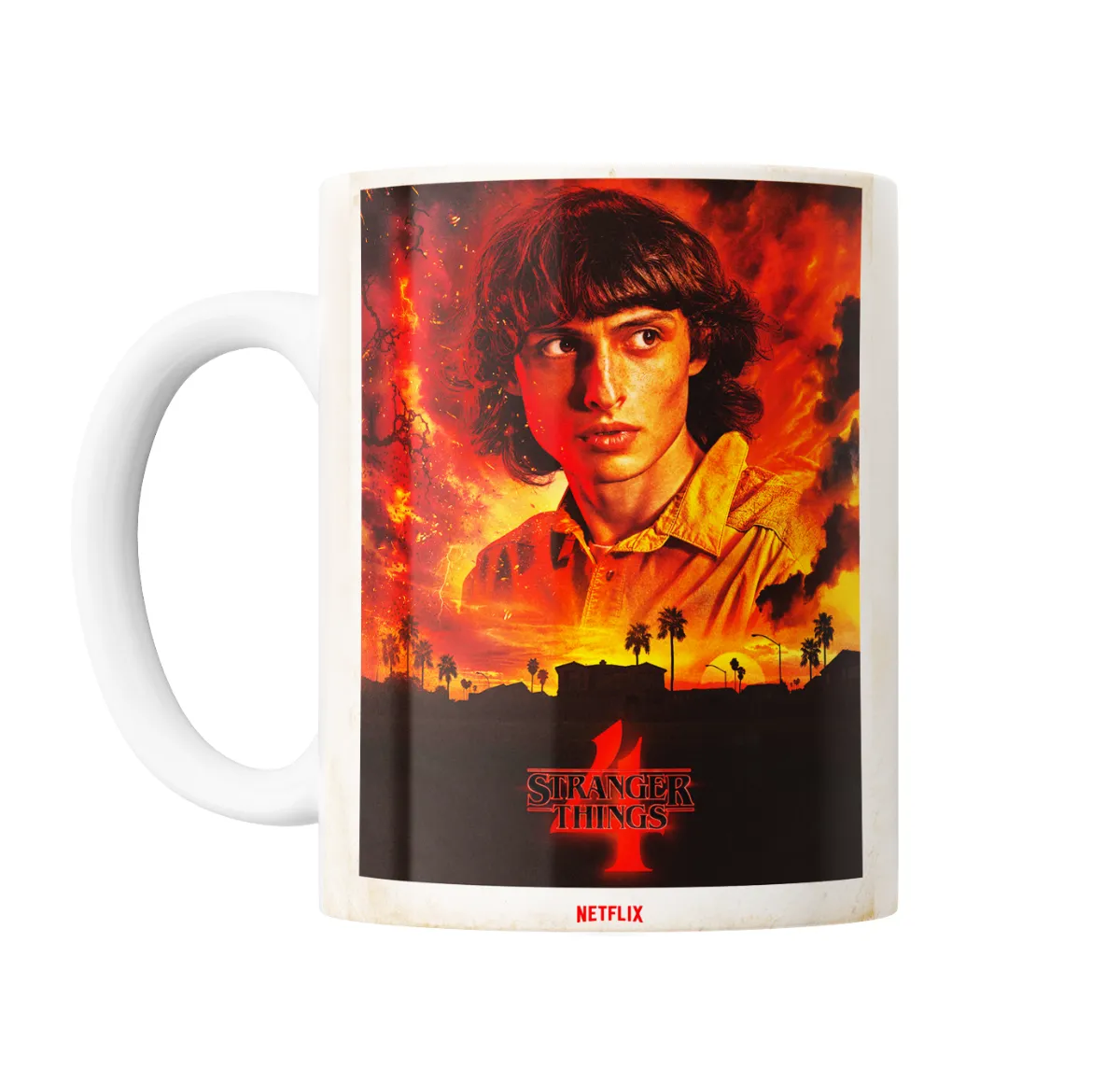 Taza de Cerámica Stranger Things 4 Max Mayfield Fuego - vista 2