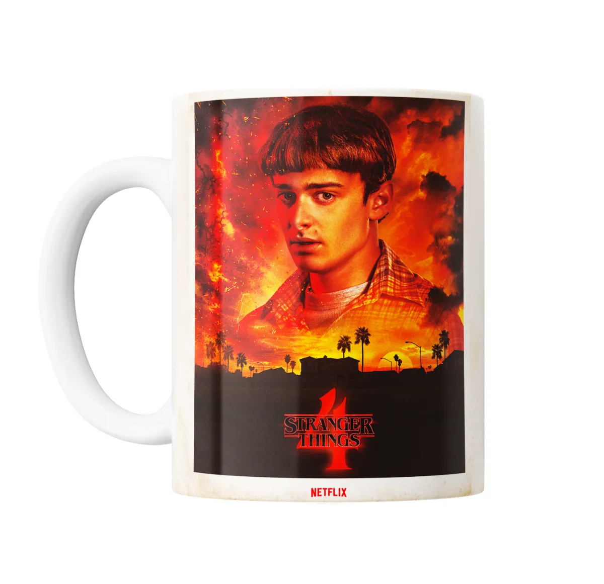 Taza de Cerámica Stranger Things 4 Will Byers Fuego - vista 2