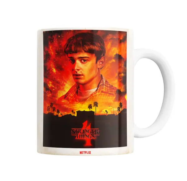 Taza de Cerámica Stranger Things 4 Will Byers Fuego