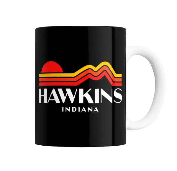 Taza de Cerámica Stranger Things Hawkins Indiana