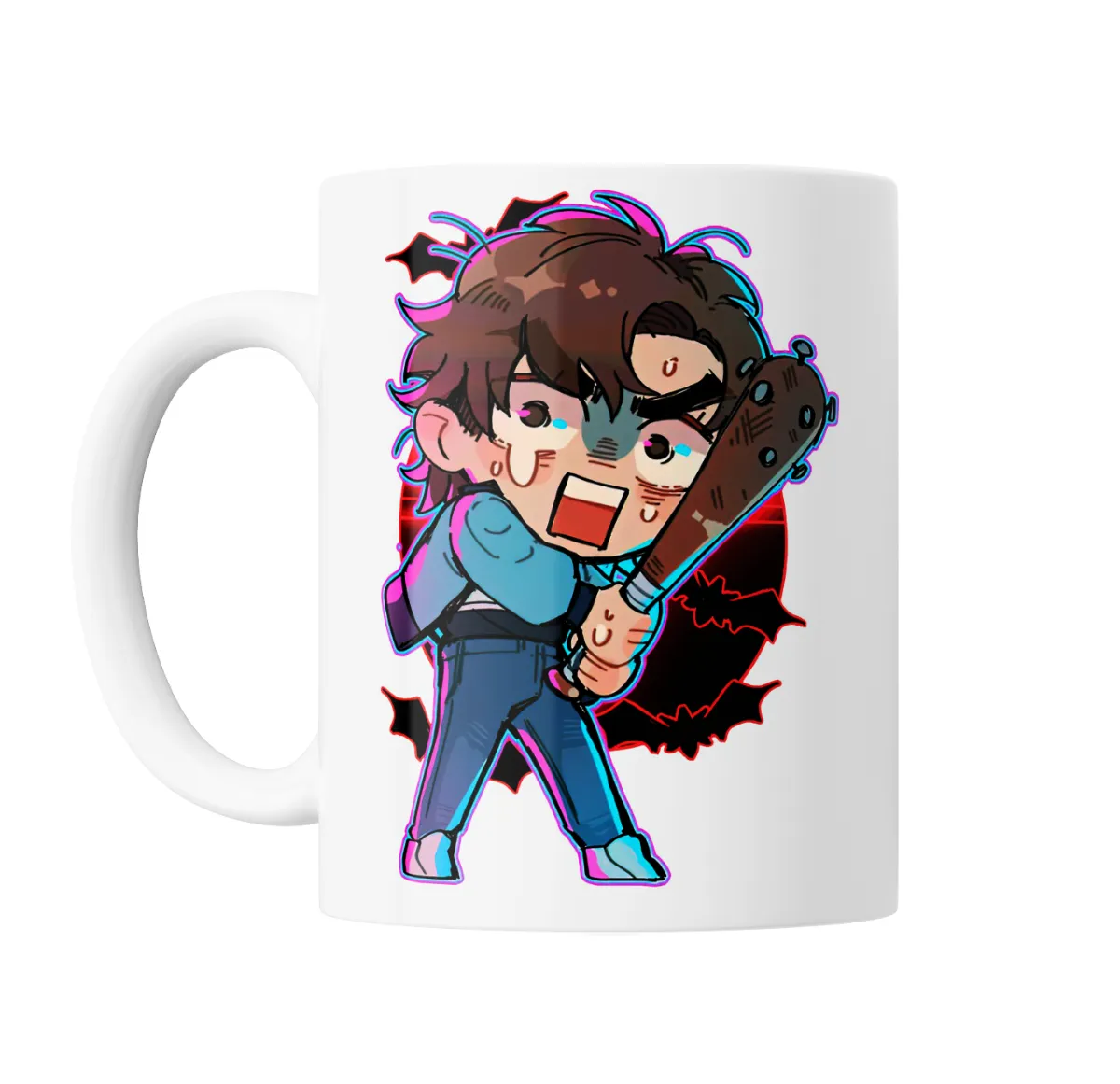 Taza de Cerámica Stranger Things Steve con Bate - vista 2