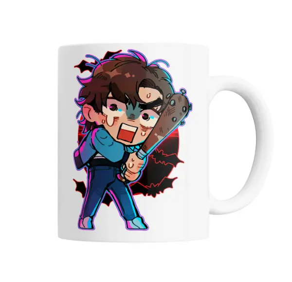 Taza de Cerámica Stranger Things Steve con Bate