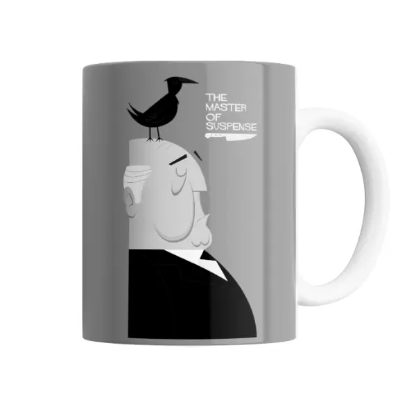 Taza de Cerámica Alfred Hitchcock The Master of Suspense