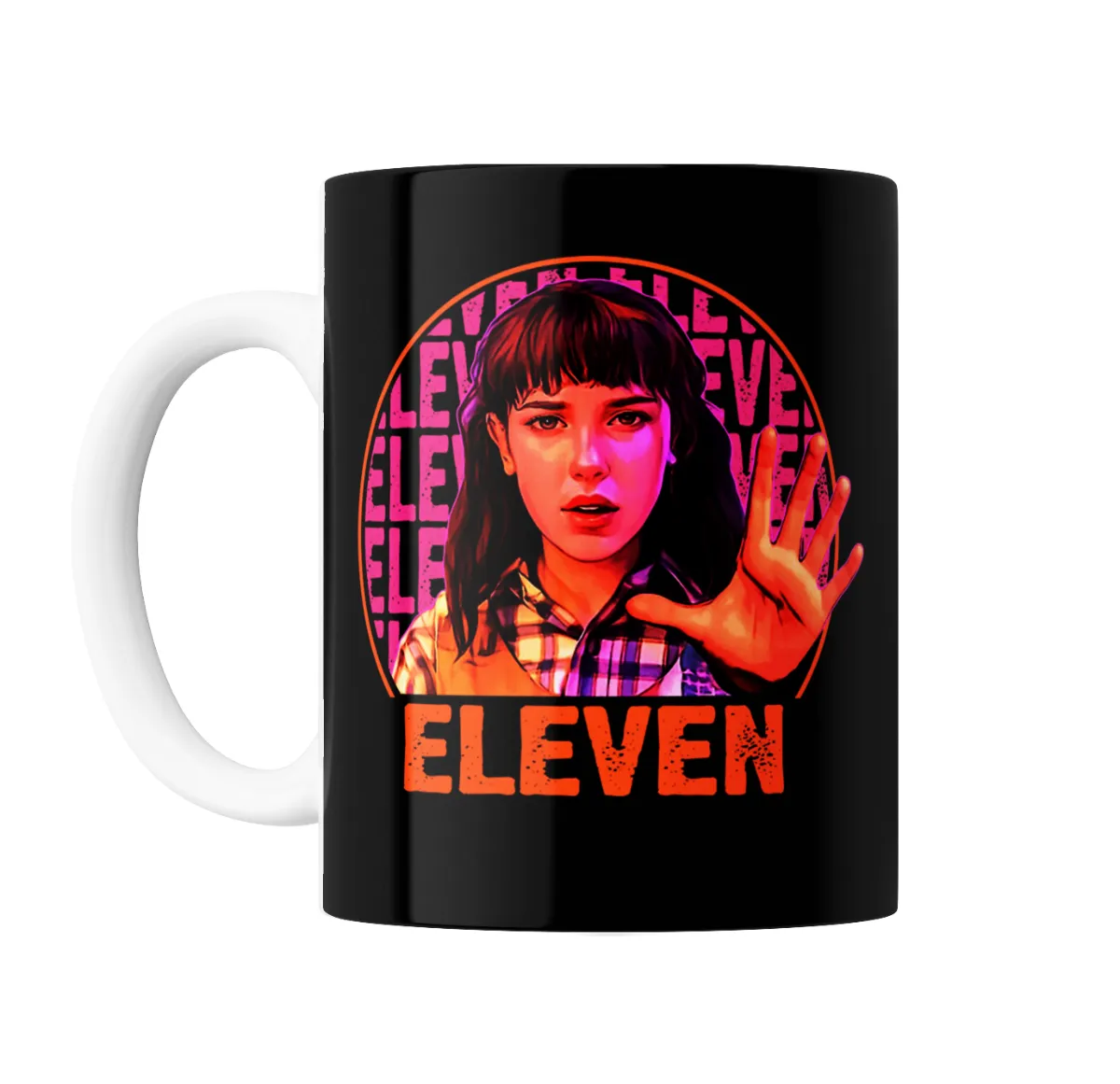 Taza de Cerámica Stranger Things Eleven Mano - vista 2