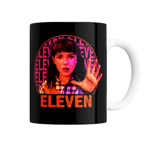 Taza de Cerámica Stranger Things Eleven Mano