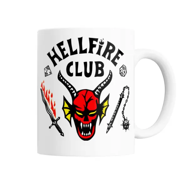 Taza de Cerámica Stranger Things Hellfire Club
