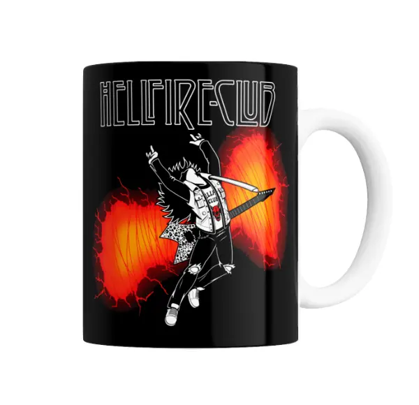 Taza de Cerámica Stranger Things Hellfire Club Guitarrista