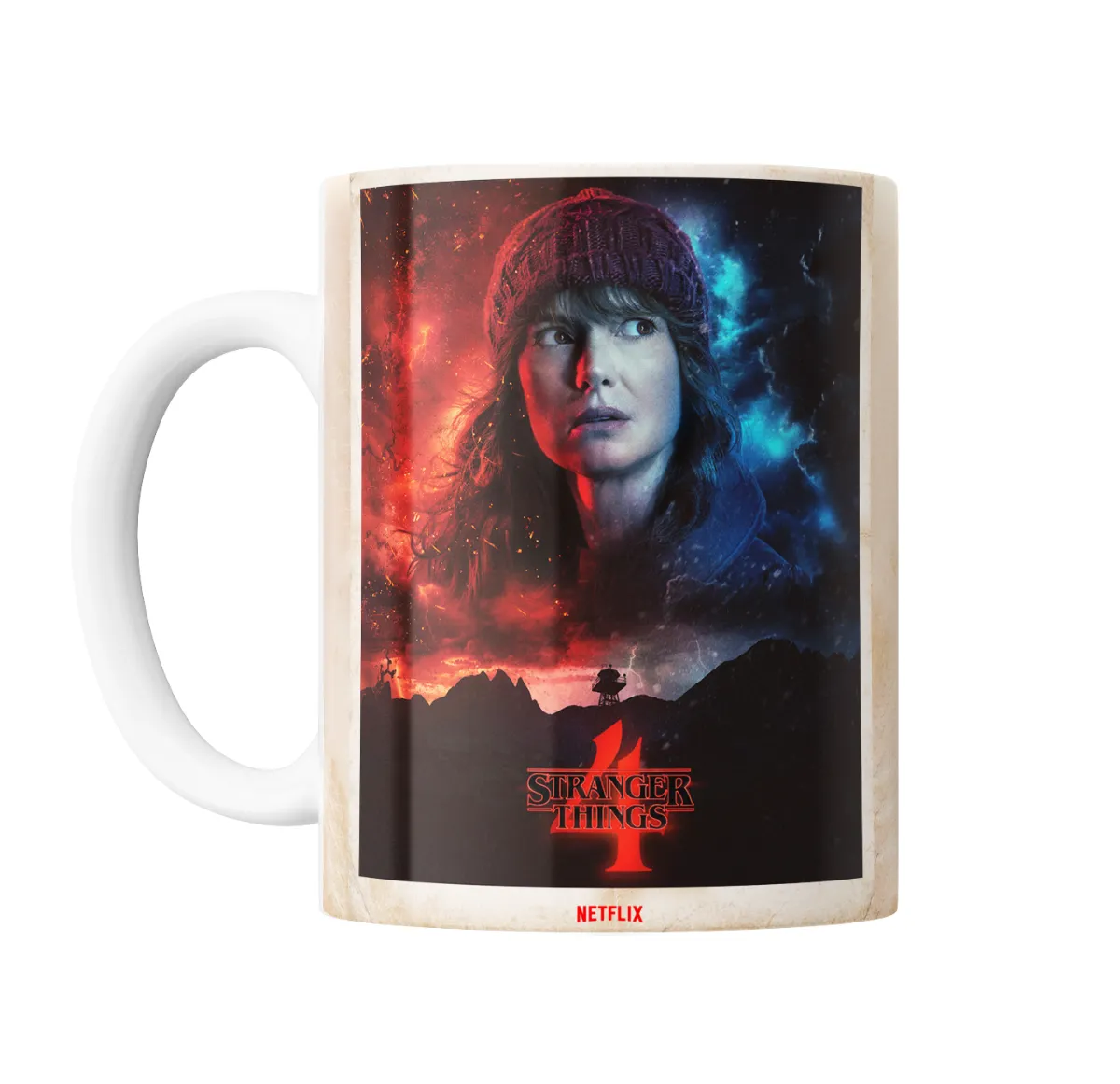 Taza de Cerámica Stranger Things 4 Max Afiche Netflix - vista 2