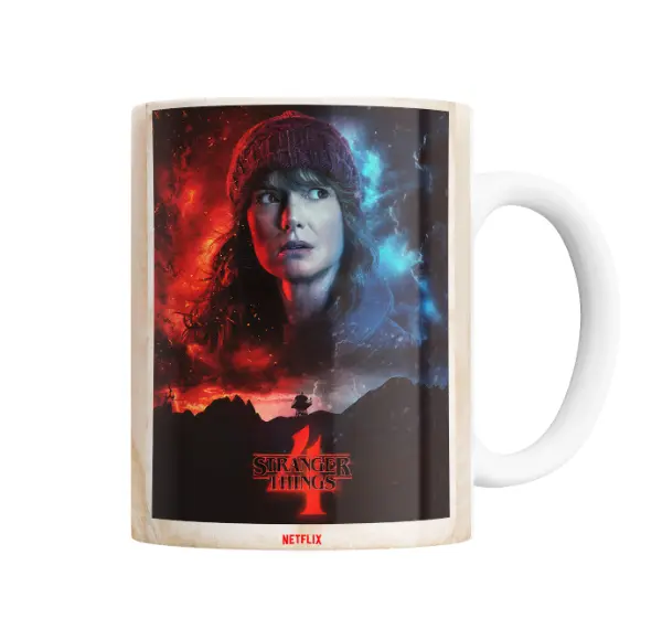 Taza de Cerámica Stranger Things 4 Max Afiche Netflix
