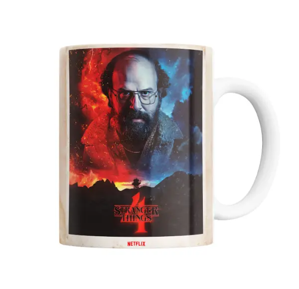 Taza de Cerámica Stranger Things 4 Póster Temporada 4