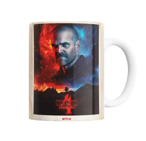 Taza de Cerámica Stranger Things 4 Póster Netflix