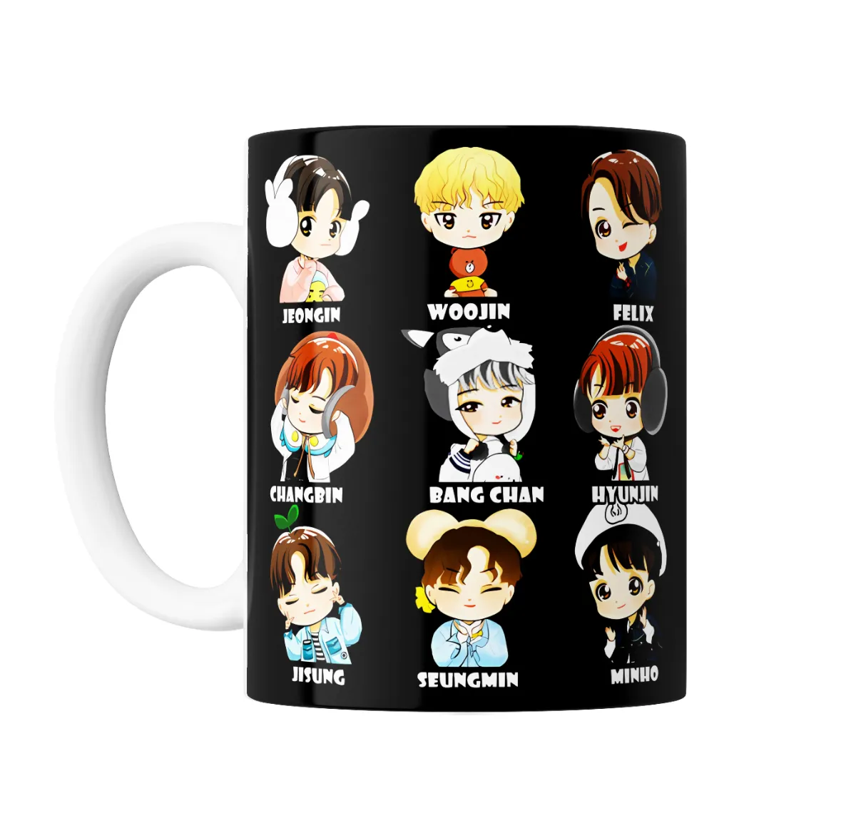 Taza de Cerámica Stray Kids Chibi Miembros - vista 2