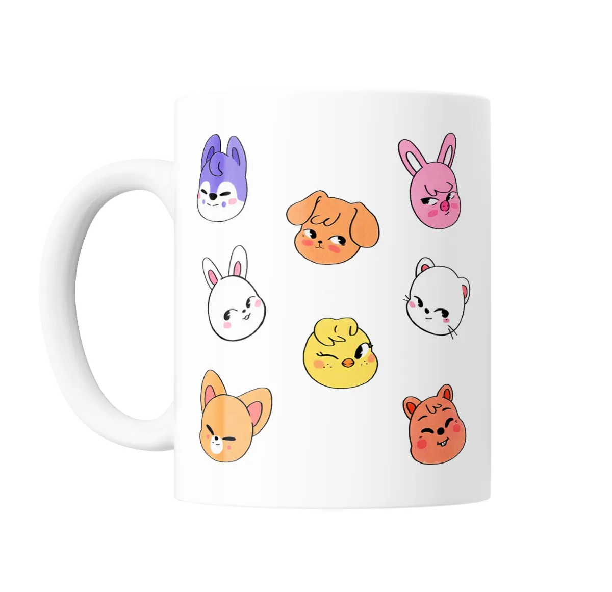 Taza de Cerámica Stray Kids SKZOO Caritas - vista 2