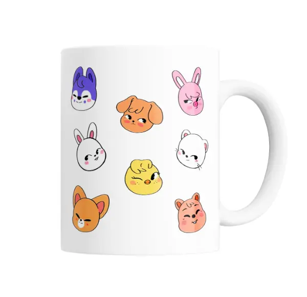Taza de Cerámica Stray Kids SKZOO Caritas