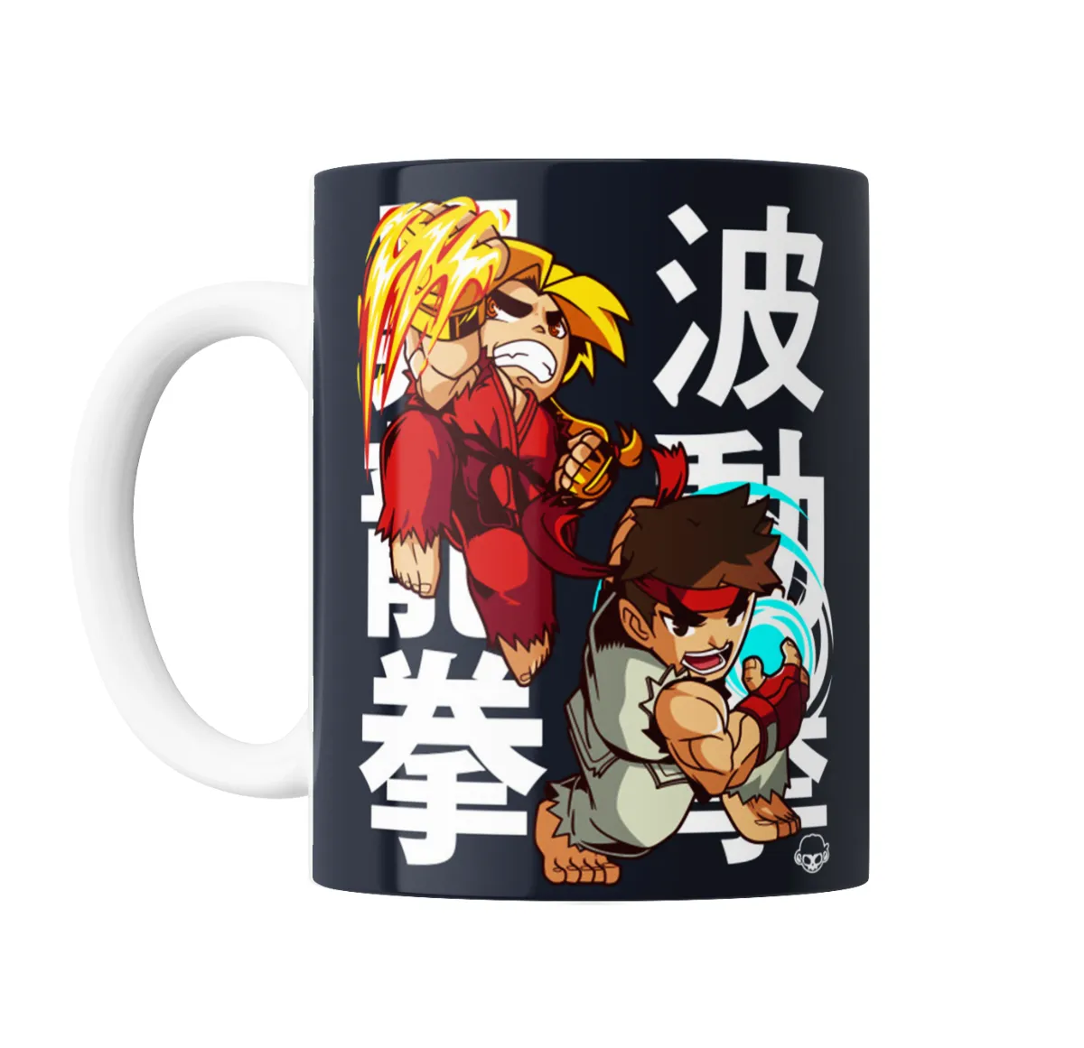 Taza de Cerámica Street Fighter Ken y Ryu Chibi - vista 2