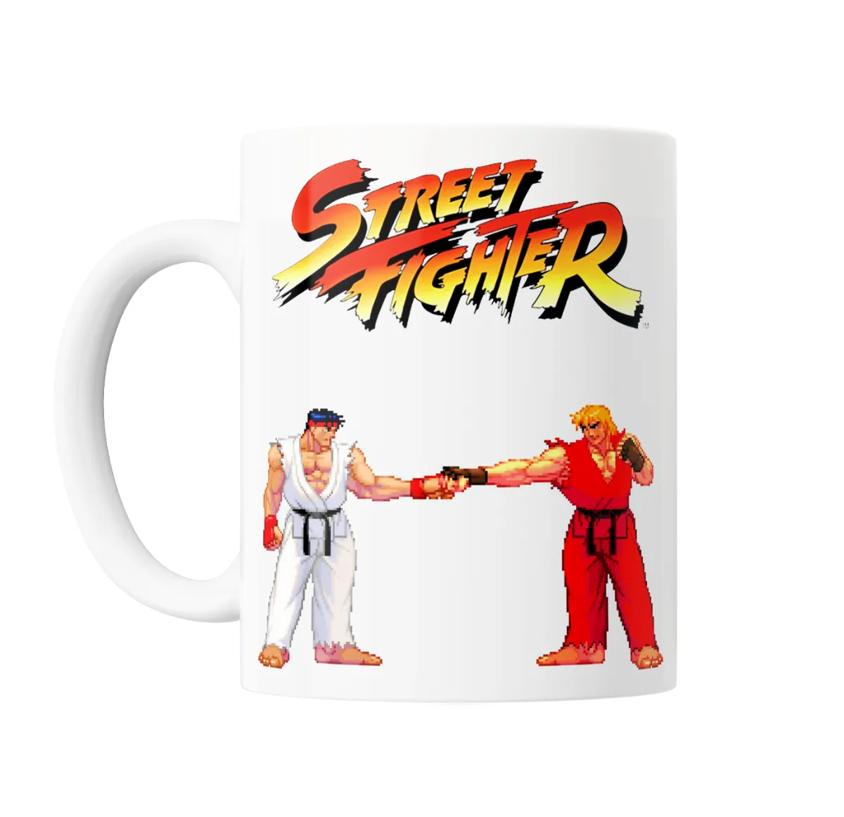 Taza de Cerámica Street Fighter Ryu y Ken - vista 2
