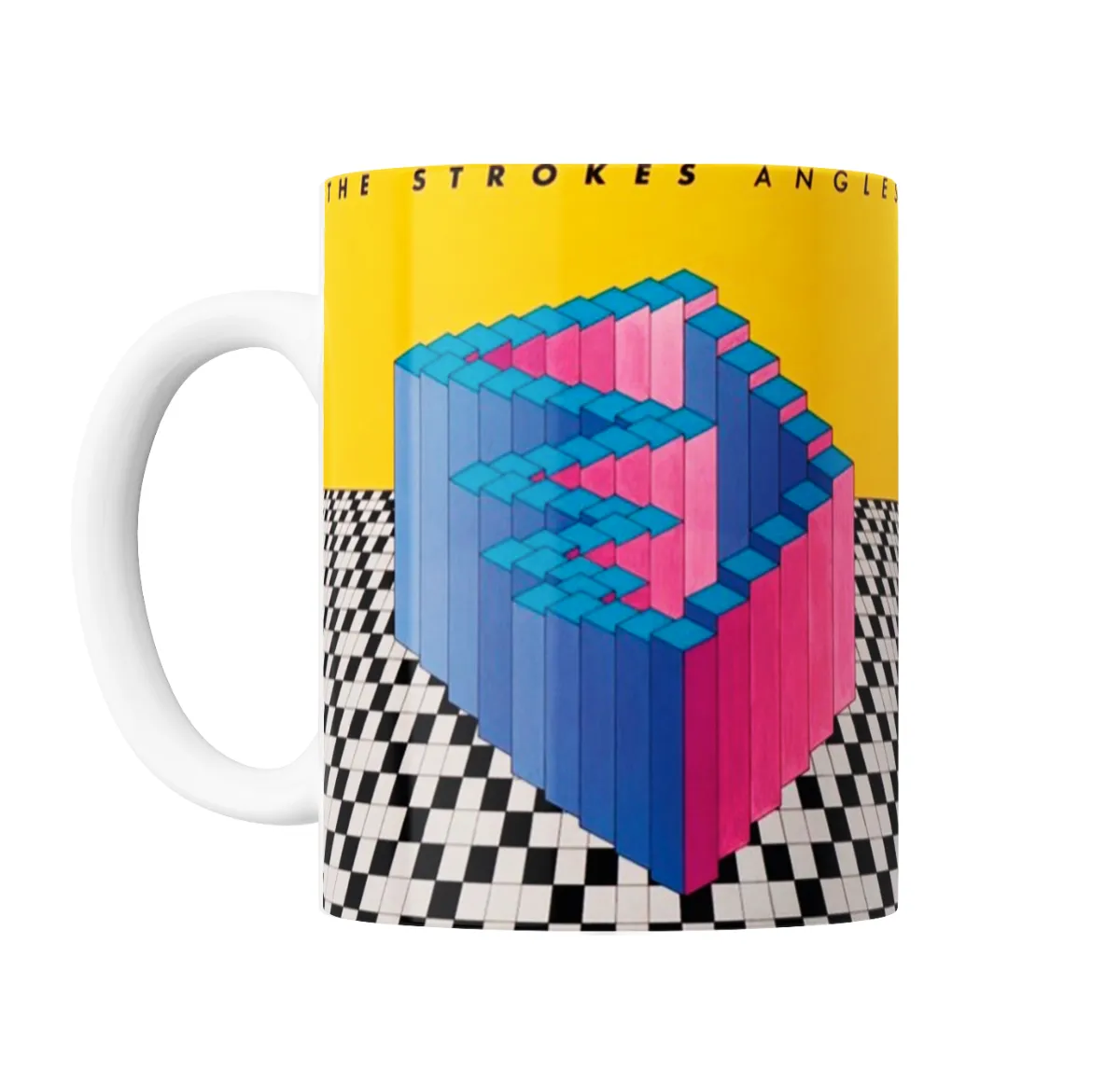 Taza de Cerámica The Strokes Angles Cubo Isométrico - vista 2