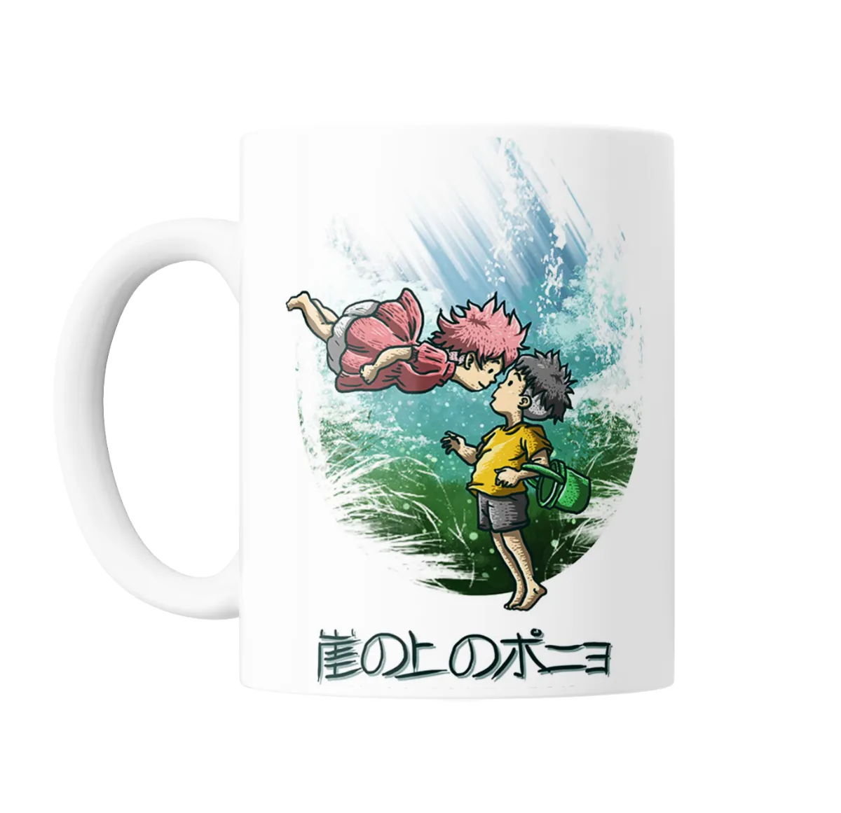 Taza de Cerámica Studio Ghibli Ponyo sobre el acantilado - vista 2