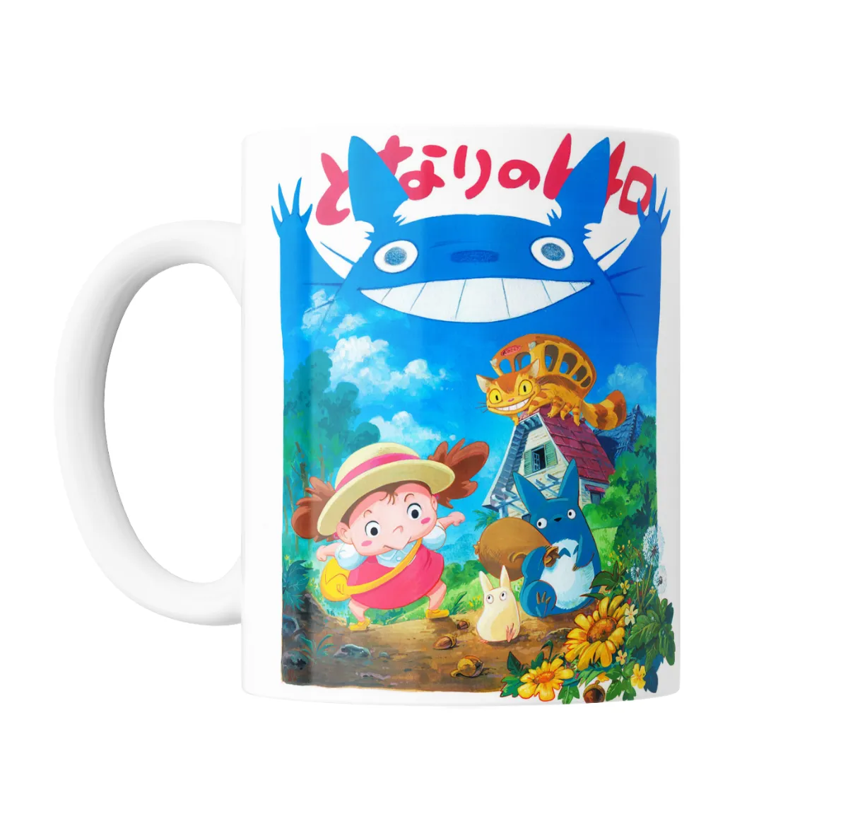 Taza de Cerámica Studio Ghibli Mi Vecino Totoro Mei y Catbus - vista 2