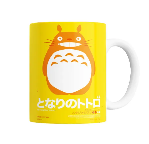Taza de Cerámica Studio Ghibli Totoro Amarillo